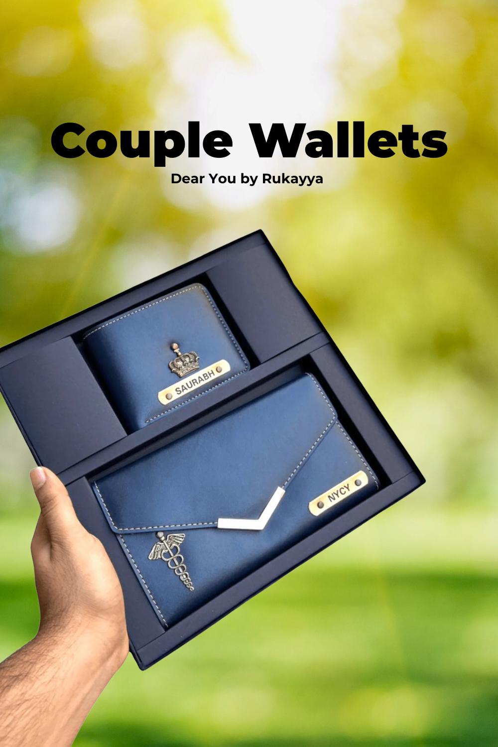 personalized couple wallet custom couple gifts wallet set